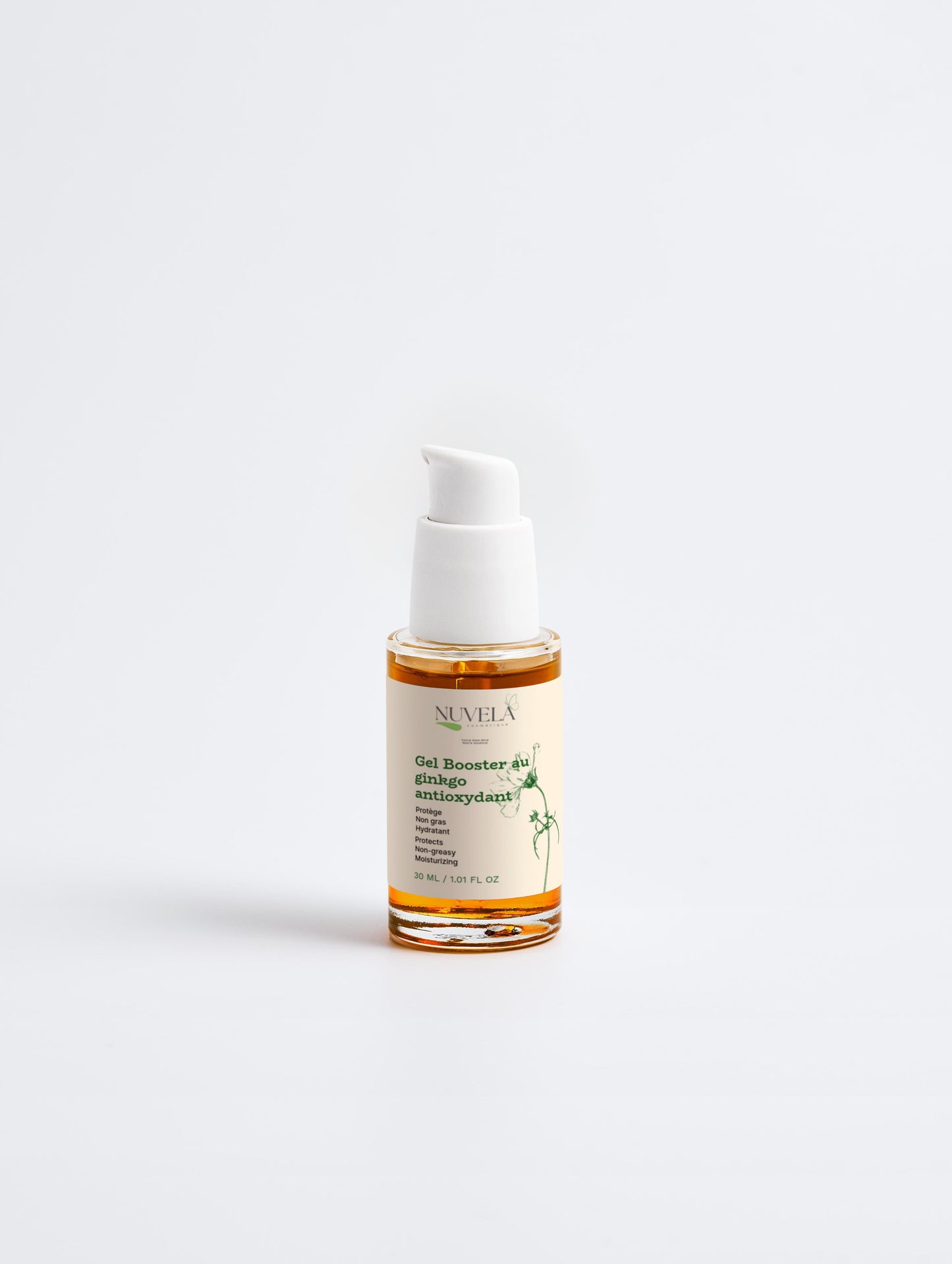 48h Radiance & Hydration Booster Gel – Natural Antioxidants & Ginkgo | 30 ml