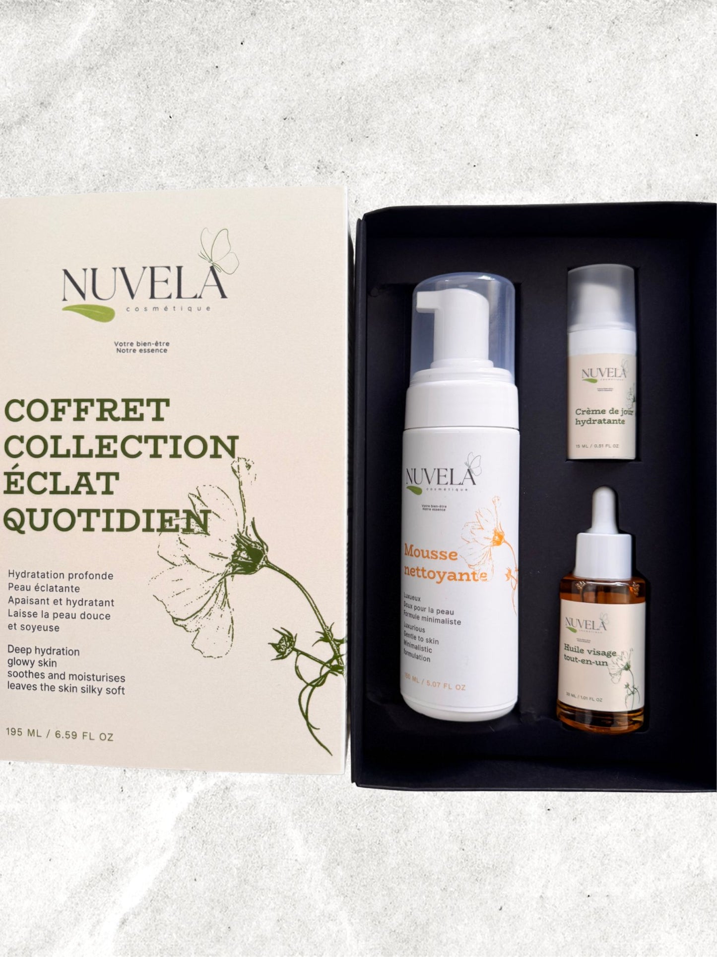 Radiance Collection Gift Set – Cleansing, Moisturizing & Regenerating Trio | 3 Facial Treatments