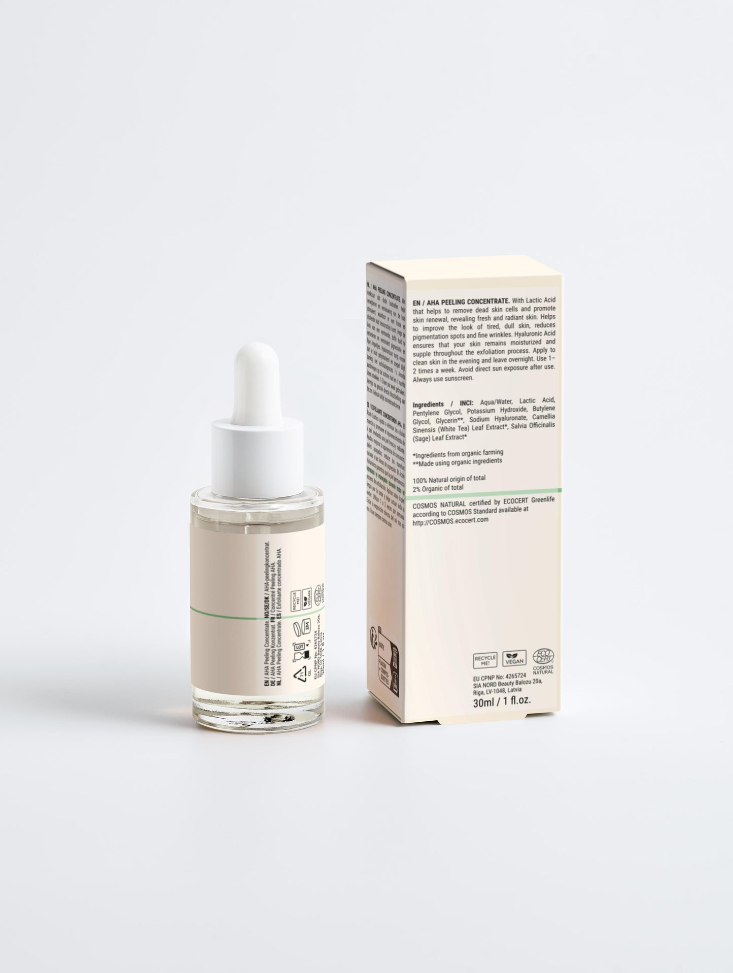 AHA Peeling Concentrate – Radiance, Smoothing & Active Hydration | 30 ml
