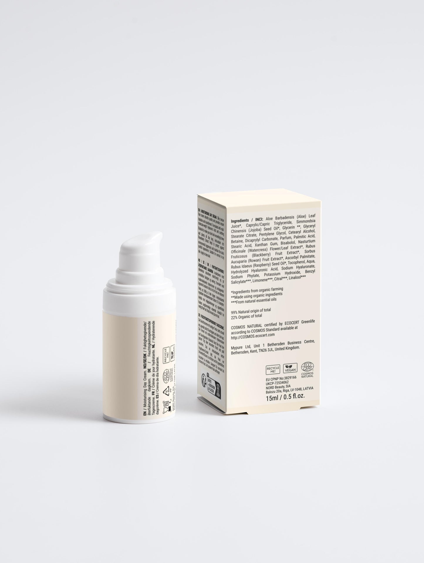 Moisturizing & Plumping Face Cream – Hyaluronic Acid & Antioxidants | 15 ml