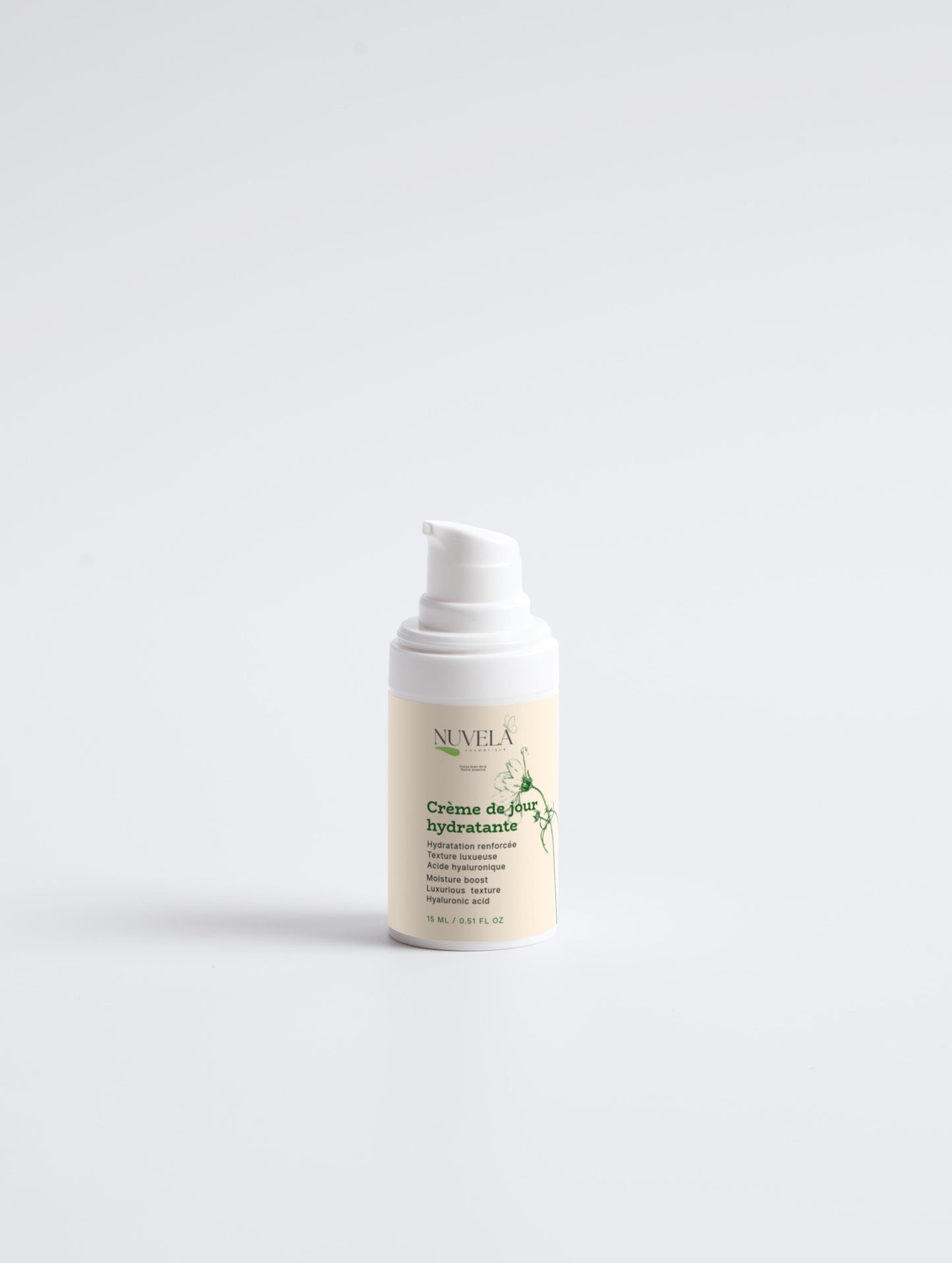 Moisturizing & Plumping Face Cream – Hyaluronic Acid & Antioxidants | 15 ml