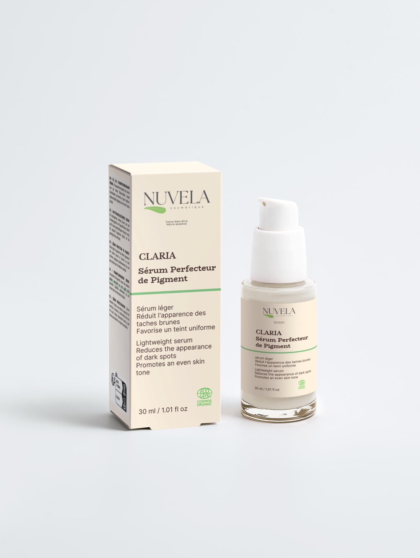 CLARIA - Sérum perfecteur de pigment, Anti-Taches Brunes & Unifiant | 30 ml